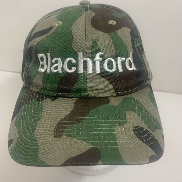 Blachford Camo Logo Hat The Authentic T-Shirt Company Hat - Picture 2 of 9